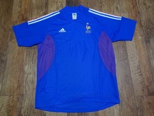 France 2002/03 National Team Soccer Jersey Import L Used Classic Authentic