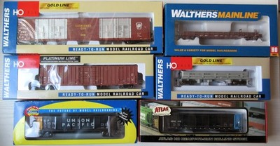 Athearn RTR/ Atlas RTR/Walthers, H0,  6er-Set Freight Car's , mit OVP