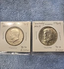1964 Kennedy Half Dollars, 90% Silver, 2-Pack