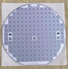 Historic RCA 4” Silicon Wafer Full Of Audio Amplification Chips For TV/Radio 