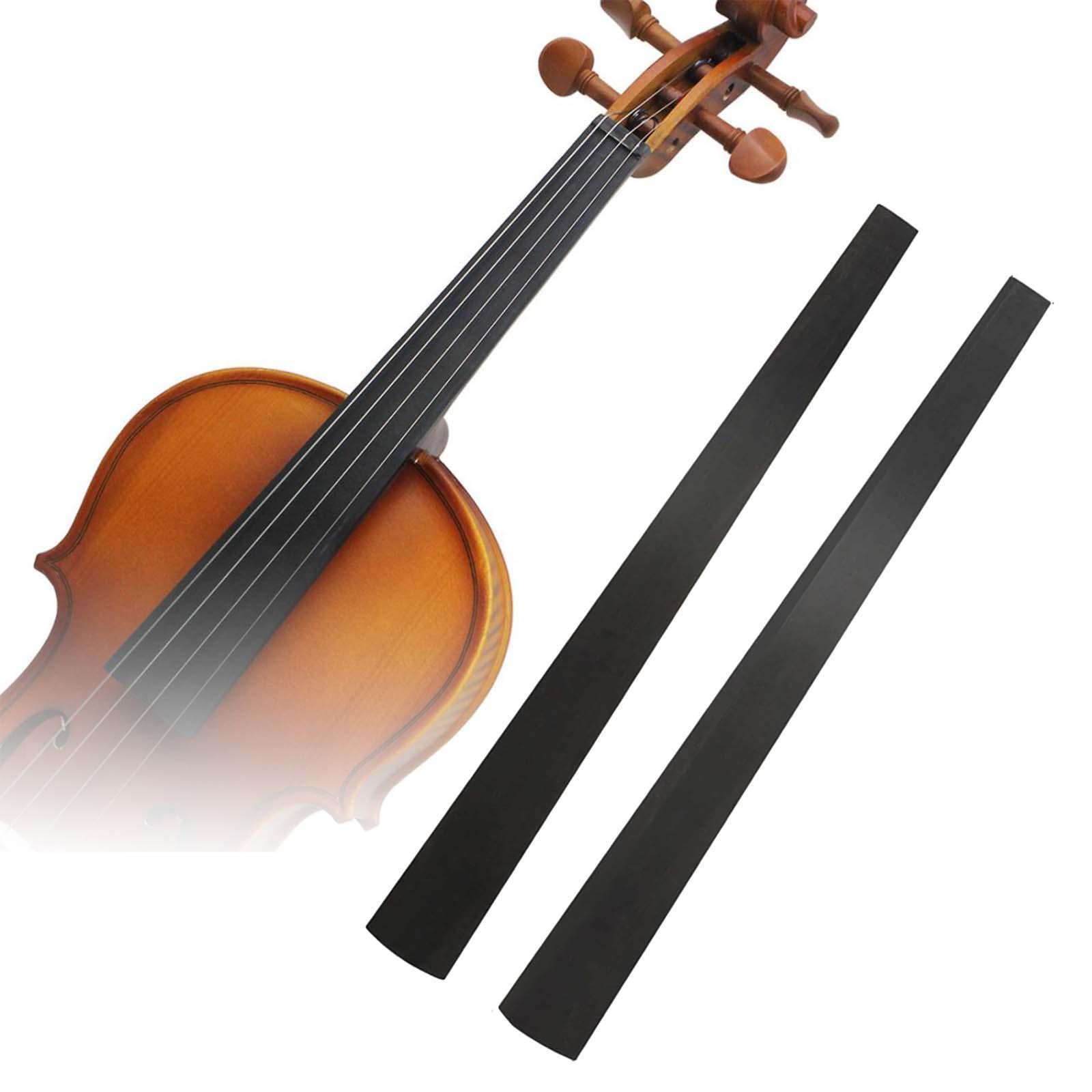 4/4 Full Size Violin Fingerboard Repair Ebony Wood Violin Fretboard for