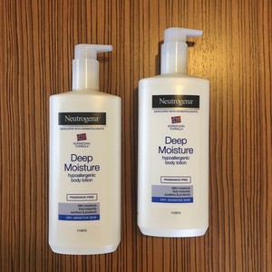 neutrogena deep moisture body lotion sensitive