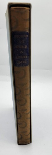Around The World In Eighty 80 Days Jules Verne 1962 Heritage Press HC Slipcase - Foto 3 di 10
