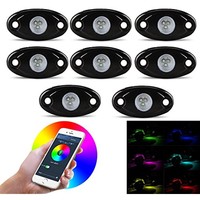 Led Rock Light Kits With 8 Pods Lights For Car Jeep Off Road Truck Atv Suv Boat Led Rock Light Kits With 8 Pods Lights For Car Jeep Off Road Truck Atv Suv Boat
