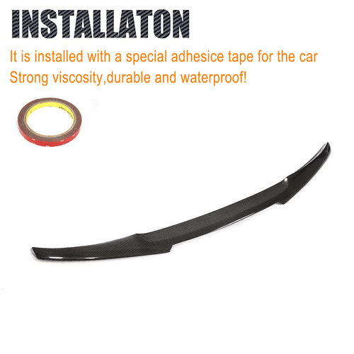 Carbon Heckspoiler Spoiler Flügel Heckansatz Passt für Audi A6 C8 S6 2019-2021 - Picture 10 of 12