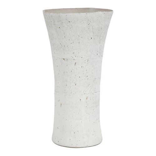 Uttermost Floreana Coastal Ceramic Tall Decorative Vase in White - Picture 1 of 4