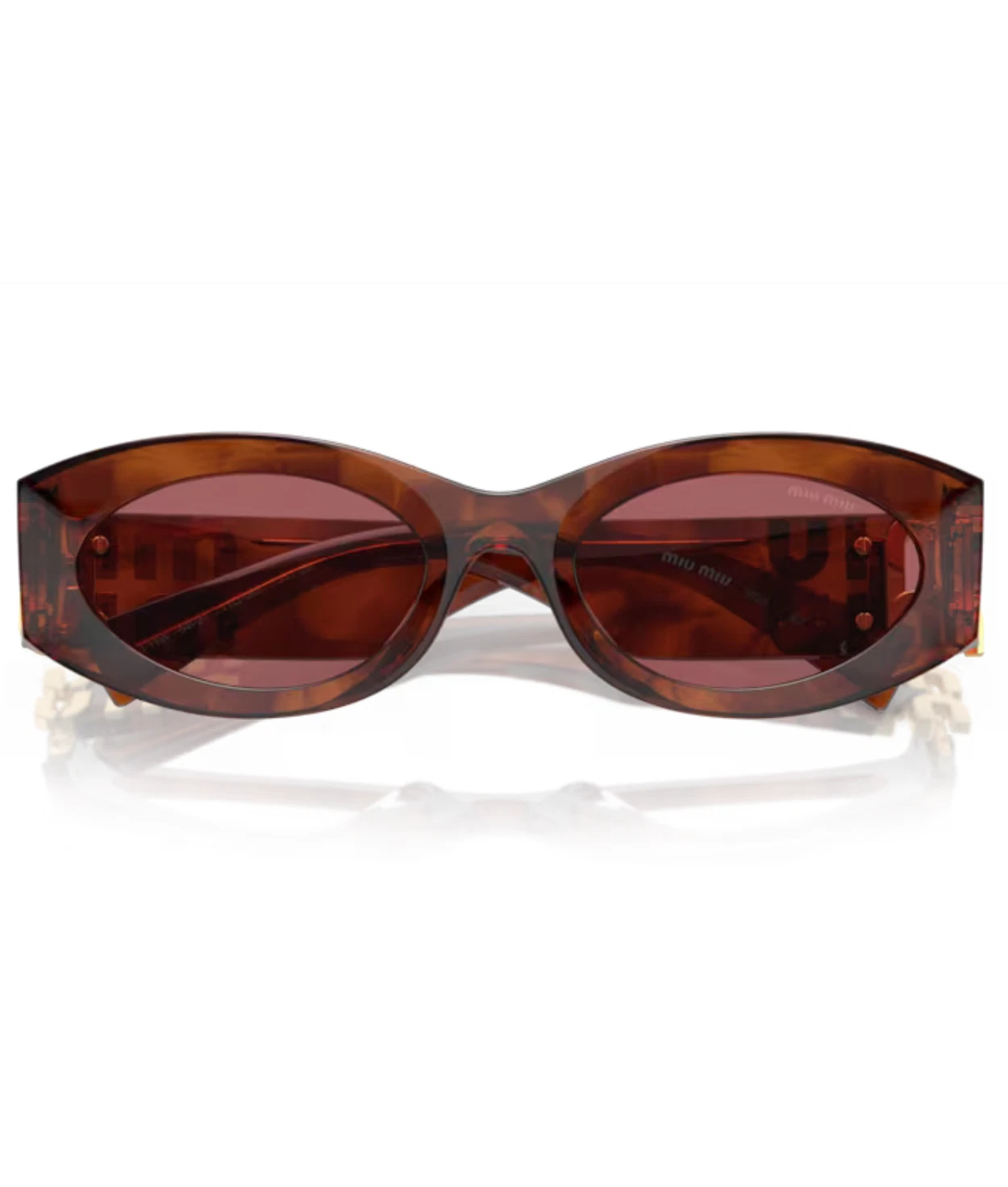 Miu Miu — Miu Miu 0MU 11WS Oval Sunglasses