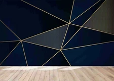 3D Modern Geometric Wallpaper Wall Mural Removable Self-adhesive Sticker8305