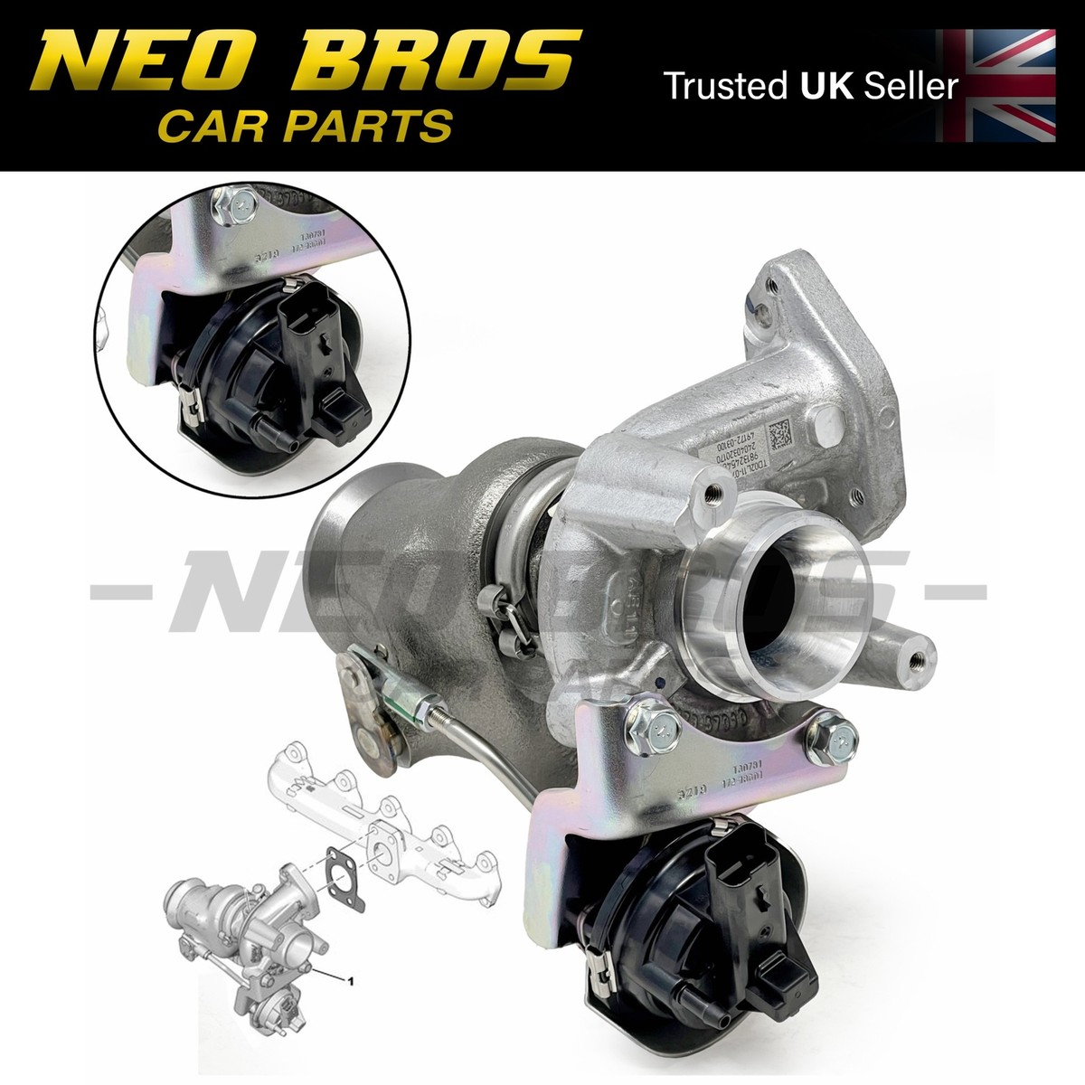 OE Turbocharger Citroen DS Peugeot Vauxhall 1.5 BlueHDi
