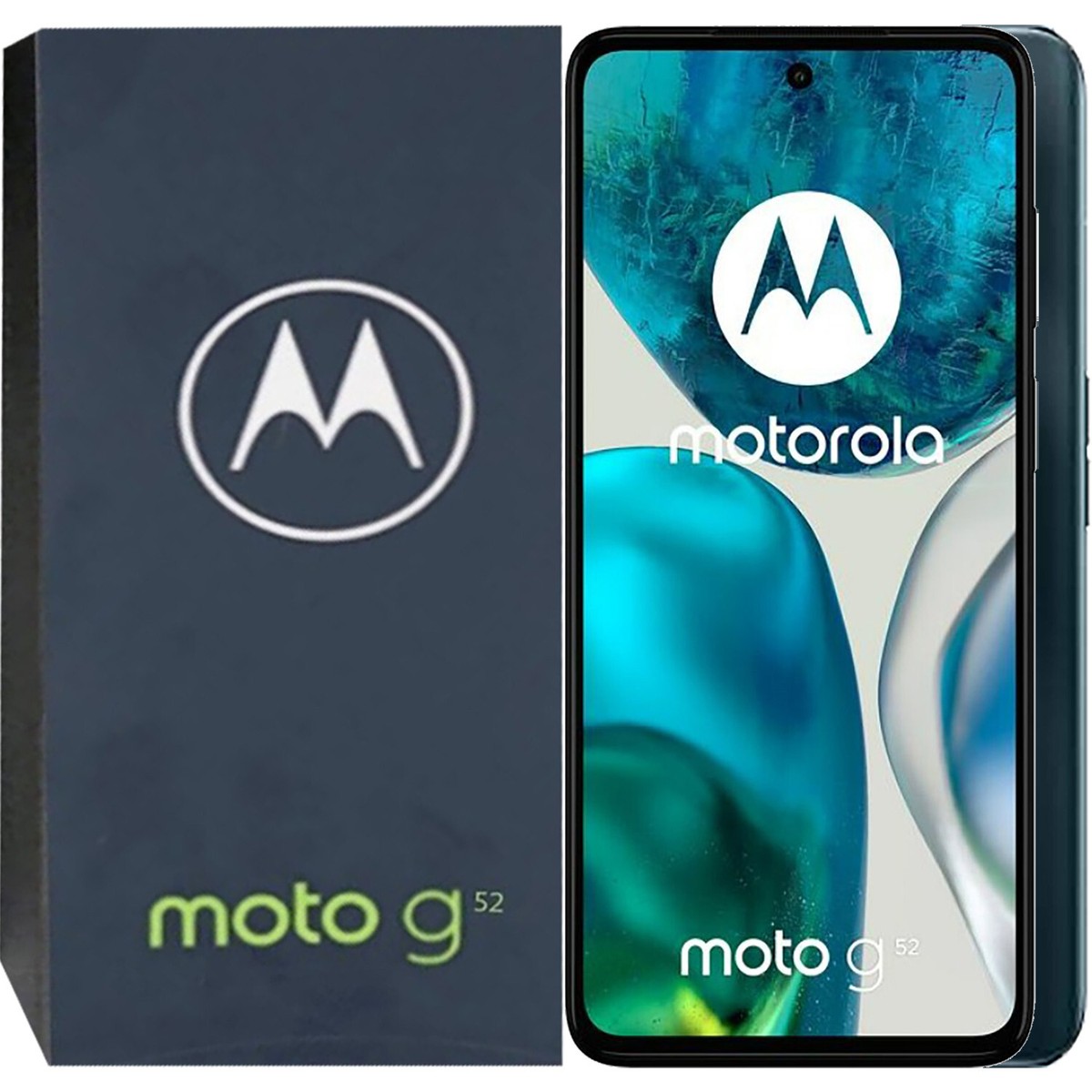 NEW Motorola Moto G52 4G Charcoal Gray 128GB + 6GB Dual-SIM