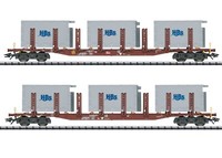FüR MäRklin Trix 24141 2 Rungenwagen Db Ep 6 Ladung Auf Wunsch Achstausch Gratis