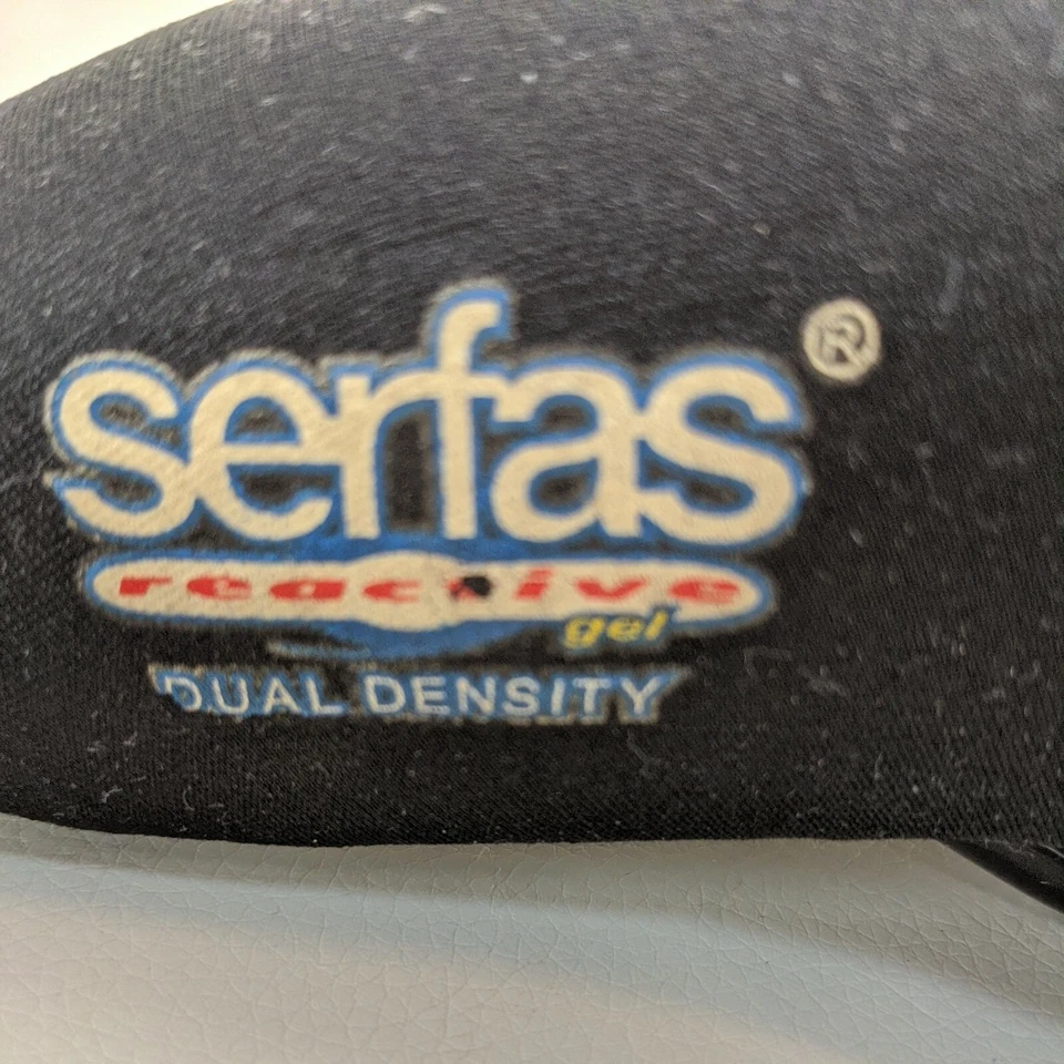 Sillín de bicicleta Serfas DDM de doble densidad para hombre - negro - recorte, usado, excelente estado. Foto 3 de 4