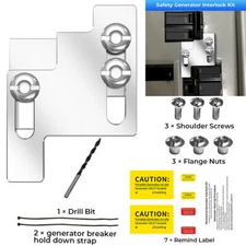 Generator Interlock Kit For GE 100 Amp Panels W/ Horizontal Throw Main Breaker