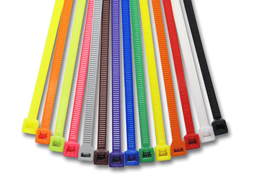 BLACK & COLOURED CABLE TIES NYLON WRAPS STRONG HIGH QUALITY ALL SIZES - 第 1/1 張圖片