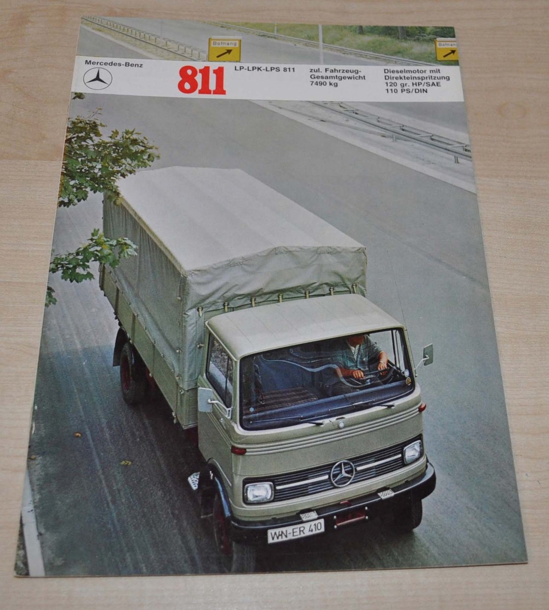 Mercedes Benz LP LPK LPS 811 Truck Brochure Prospekt DE 1171 | eBay
