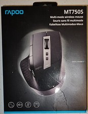 RAPOO MT750S Multi-Mode Bluetooth 2.4G Wireless Mouse - Upto DPI 3200 Recharge