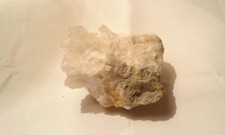 Minerali: Celestina su Zolfo prov. ex Miniera La Grasta - Sommatino (CL) Sicilia