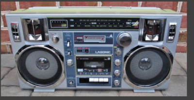 VINTAGE BOOMBOX LASONIC TRC-920T RADIO RECORDER CASSETTE PLAYER
