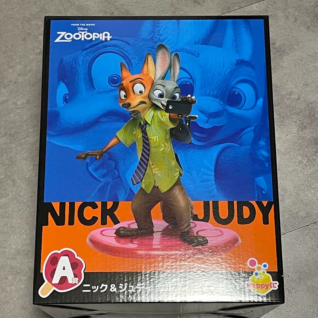 Happy Kuji Zootopia 2025 Disney Prize A Nick and Judy 20cm Figure