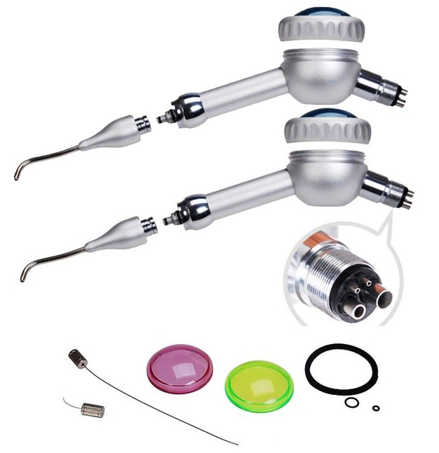 2 pcs Dental Air Polisher Tooth Prophy Polishing Handpiece Hygiene 4