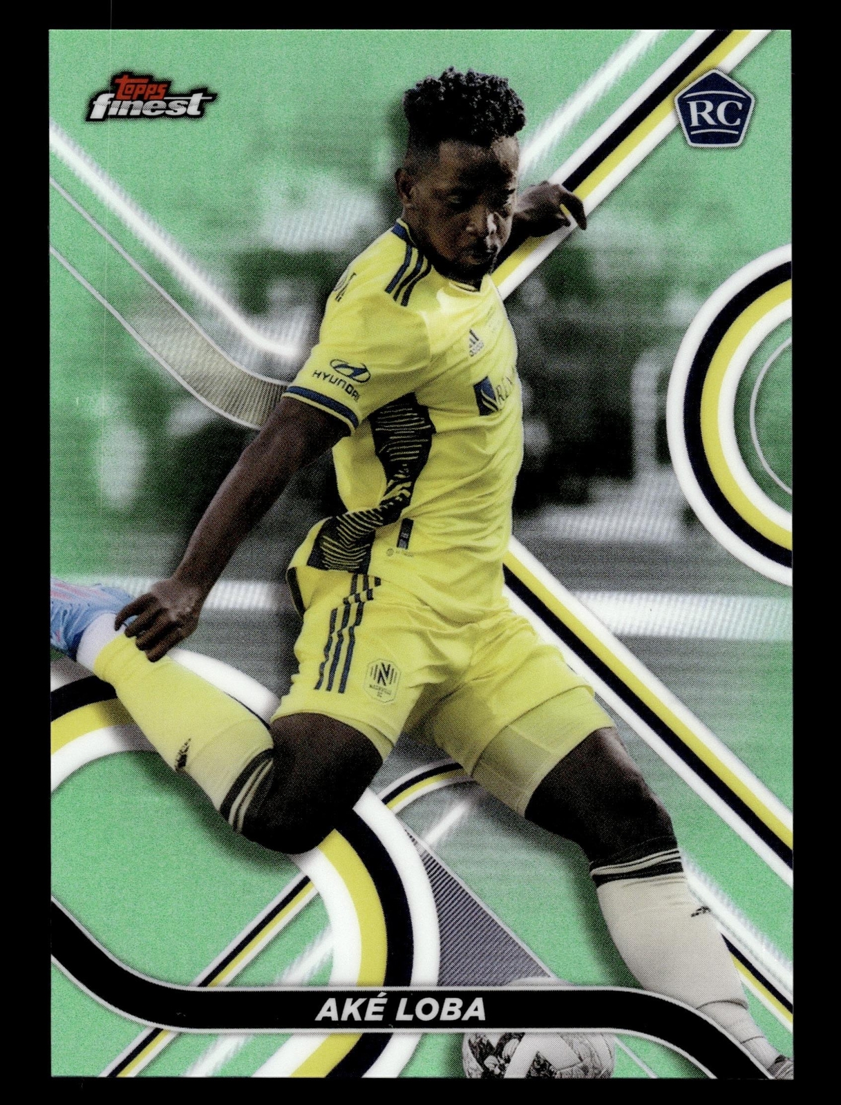 2022 Finest MLS #40 Aké Loba Neon Green Refractor #/99