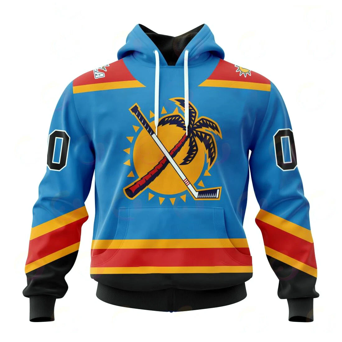 NHL Seattle Kraken Custom Name Number Reverse Retro 2022 Jersey Zip Up  Hoodie