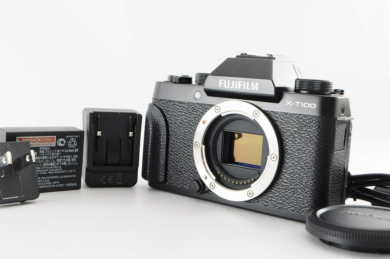 [Top Mint] FUJIFILM X-T100 Digital Camera Body Black Fuji T100 