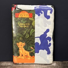 Vintage Disney The Lion King Simba 1 Balloon Window Valance 80 x 14  NEW NOS