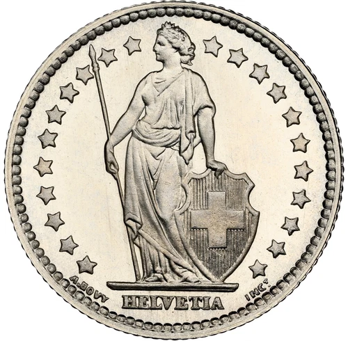 Switzerland - 1944 Confederation 1 Franc - NGC SP66 CAMEO - TOP POP NONE FINER !