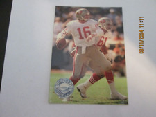 JOE MONTANA 49ERS 1991 PRO SET PLATINUM BASE CARD #139