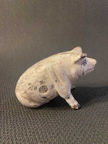 CAST IRON PIG PIGGY BANK - Picture 3 of 9