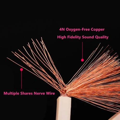 OFC 4N Lautsprecherkabel HiFi Audio Kupferkabel Speaker Wire DIY für Verstärker - Bild 5 von 10
