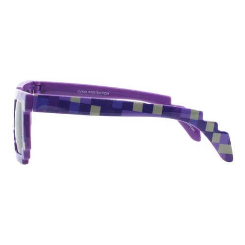 Kid's Sunglasses Boys Girls Toddlers 8-Bit Pixel Pixelated Square Gamer UV400 - Picture 15 of 15