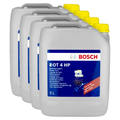 4 x Bosch brake fluid brake fluid DOT4 HP 5L