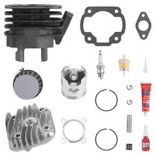 Racing 70cc Big Bore Cylinder Kit Head Rebuild Kit For Yamaha Zuma YW50 BWS 50