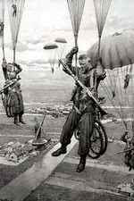 paratroopers with bicycles WW2 Photo Glossy 4*6 in J019