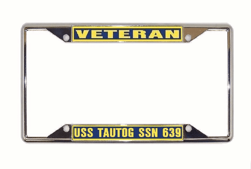 USS TAUTOG SSN 639 Kennzeichenrahmen U S Navy Militär Auto-LKW-Wohnmobil Tierarzt - Bild 7 von 8