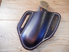Custom Pancake Leather knife Sheath. Right draw. Fits a Buck 110/112