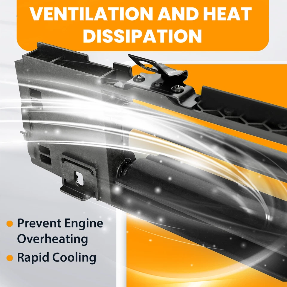Conjunto de obturador de rejilla de radiador activo para Subaru Legacy 2015-2017 sin actuador Foto 3 de 4