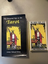 1971 The Rider Tarot Deck Magician Arthur Edward Waite 78 Cards Tarot Waite book