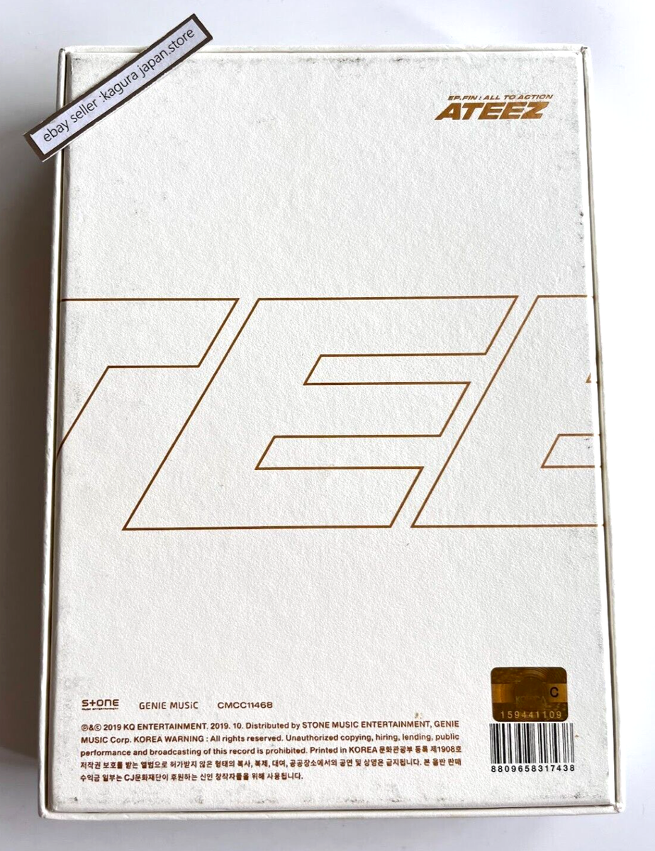 ATEEZ TREASURE EP.FIN All To Action Z ver. CD + Photobook + ATEEZ TREASURE EP.FIN All To Action Z ver. CD + Photobook +