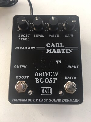 Carl Martin Hot Drive 'N Boost MKII Overdrive Distortion Guitar