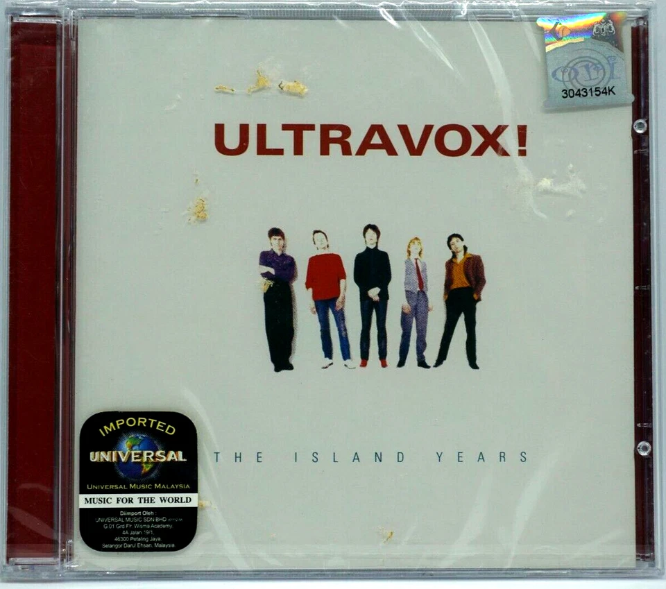 Ultravox : The Island Years CD Album - MIDGE URE - BRAND NEW SEALED - HTF - Image 1 of 2