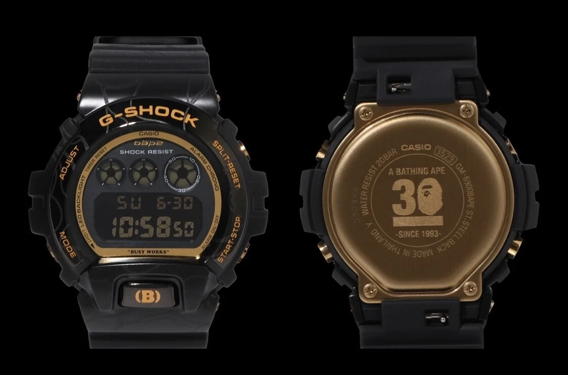 Limited Edition A BATHING APE X G-SHOCK GM-6900 M Togo | Ubuy