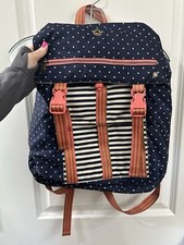 Matilda Jane Backpack Book Bag 435 Make Believe Blue Polka Dots Brand