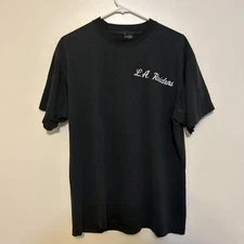 Vintage LA Raiders Shirt Real Men Wear Black Size XL -B