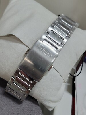 NWT Citizen Octangle Eco-Drive White Dial Unisex Watch BM7620-83A