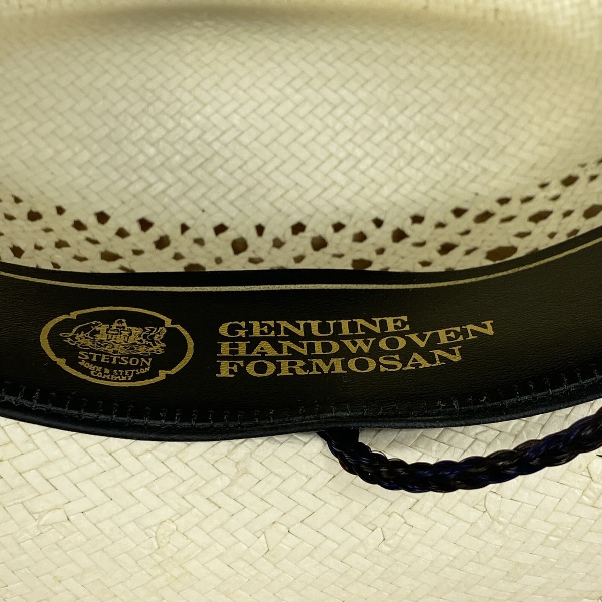 Vintage STETSON Handwoven Formosan Cowboy Hat Horsehair Vintage STETSON Handwoven Formosan Cowboy Hat Horsehair