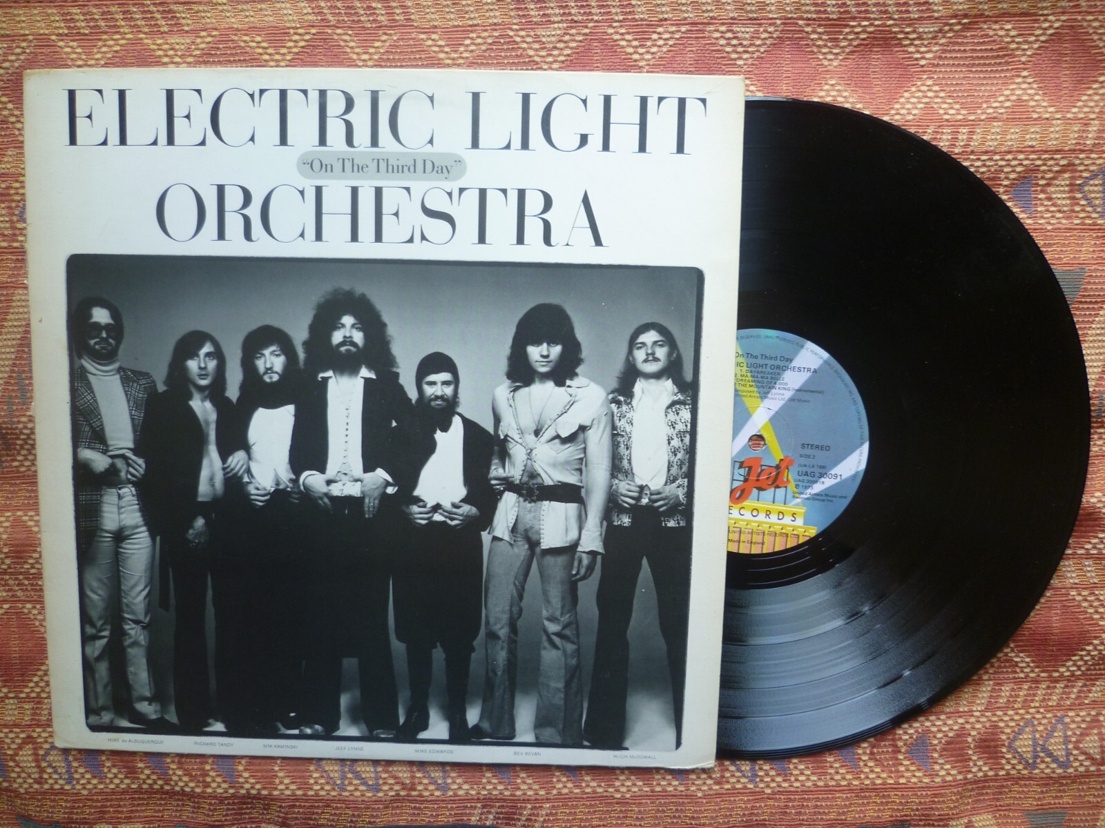 ELECTRIC LIGHT ORCHESTRA ON THE THIRD DAY ( LP UK Jet UAG 30091 Ex