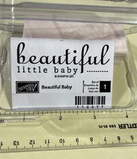 BEAUTIFUL Little Baby Invitation, Announcement Stamp